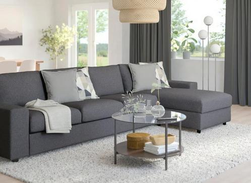 Canapé vimle 3p + meridienne + 2 jeux de housses (1 neuve), Huis en Inrichting, Zetels | Zetels, Zo goed als nieuw, Ophalen