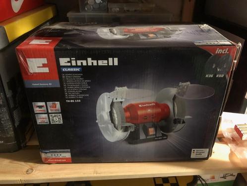 NIEUW Einhell werkbankslijpmachine 150mm, Doe-het-zelf en Bouw, Gereedschap | Slijpmachines, Nieuw, Werkbankslijpmachine, Ophalen