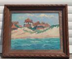 Huile sur toile marine signe jules postel, Enlèvement ou Envoi