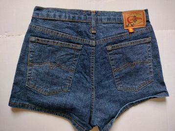 🇪🇸 Magnifique short vintage marque espagnole Cimarron 18, Cimarron, Envoi, Comme neuf, Bleu