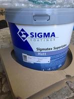 Sigma  9010 Matt  10Liter, Doe-het-zelf en Bouw, Ophalen, Zo goed als nieuw, Wit
