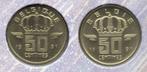 uit muntenset * 50 cent 1991+92 fr+vl * FDC, Postzegels en Munten, Munten | België, Verzenden