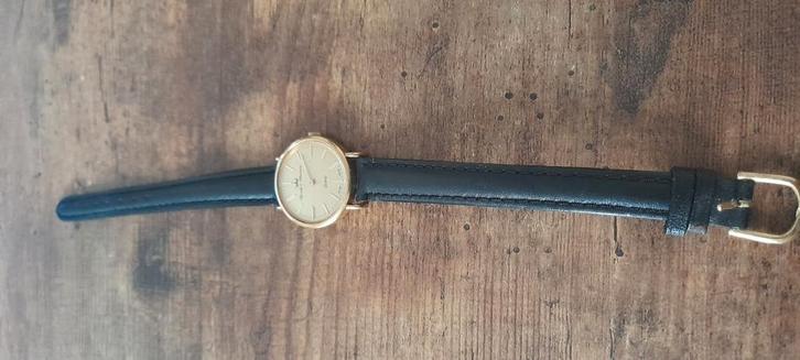 Yunger and Bressons 18K verguld zeldzaam dameshorloge, Handtassen en Accessoires, Horloges | Dames, Gebruikt, Polshorloge, Goud