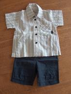 setje: broek & hemd, maat 62, merk 'eerste kleertjes', Enfants & Bébés, Vêtements de bébé | Taille 62, Garçon, Enlèvement ou Envoi
