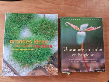Une année au jardin en Belgique/Grandes idées petits jardins beschikbaar voor biedingen