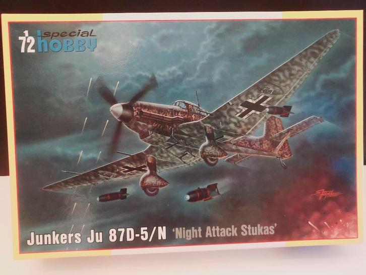 Speciale hobby (SH72458): Junkers Ju 87D-5/N Stuka om 1:72, Hobby en Vrije tijd, Modelbouw | Vliegtuigen en Helikopters, Nieuw
