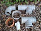 Afvoerbuizen T 100mm pvc gratis, Doe-het-zelf en Bouw, Buizen en Afvoer, Ophalen, Afvoer, Gebruikt, PVC