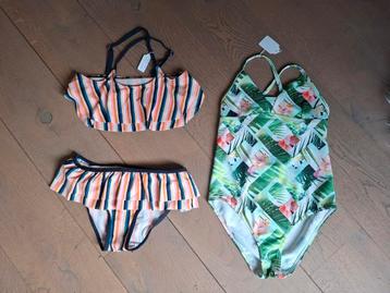 Bikini Name it en badpak Olaian nieuwstaat maat 140/146 beschikbaar voor biedingen