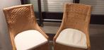 Ensemble de 2 chaises en osier et rotin en très bon état, Maison & Meubles, Osier ou Rotin, Comme neuf, Enlèvement, Deux