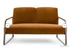 Zoleika Dark Caramel Sofa, Huis en Inrichting, Zetels | Zetels, Ophalen, 75 tot 100 cm, Rechte bank, Minder dan 150 cm