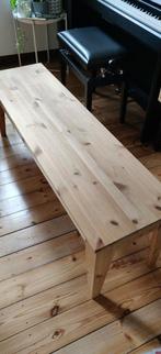 Houten eetkamerbank Ikea, Huis en Inrichting, Ophalen, Gebruikt, Bruin, Eén