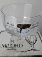 6 glazen Brugse blanche, Ophalen of Verzenden, Zo goed als nieuw