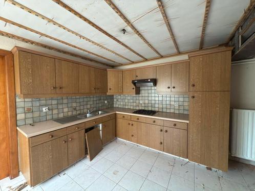 Gratis keuken met houten look, Huis en Inrichting, Keuken | Complete keukens, Zo goed als nieuw, Ophalen