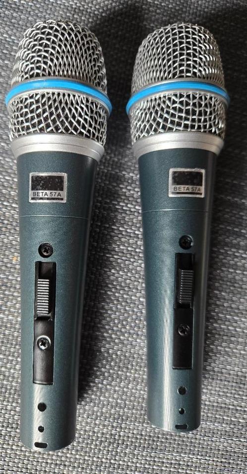2 BETA 57A Dynamische Metalen Microfoon met Switch (Nieuw), Muziek en Instrumenten, Microfoons, Nieuw, Zangmicrofoon, Ophalen of Verzenden