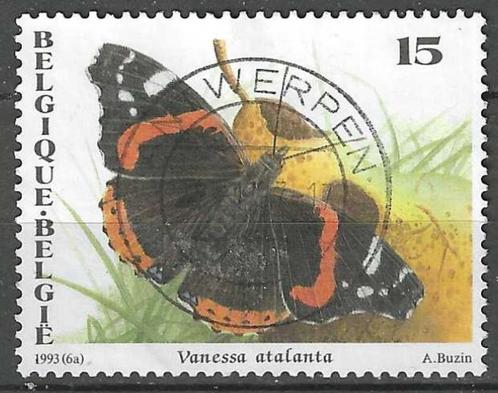 Belgie 1993 - Yvert/OBP 2503 - Natuur - Vlinders  (ST), Timbres & Monnaies, Timbres | Europe | Belgique, Affranchi, Envoi