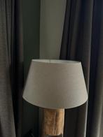 1 of 2 grote landelijke lampenkappen light&living 50x40x28, Ophalen, 25 tot 50 cm, Beige, Rond