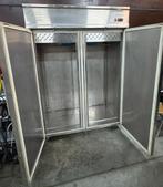Dubbele inox koelkast, Ophalen, Gebruikt, Koelen en Vriezen