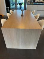 Tafel in kunstof met lichte houtkleur, Ophalen, Zo goed als nieuw