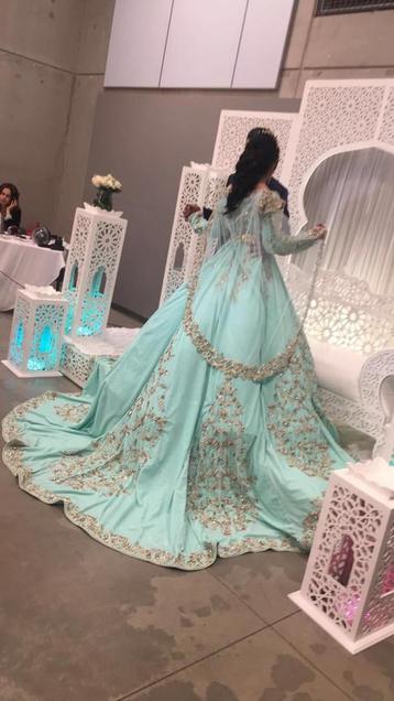 Caftan Ziana mariée negafa, Autre, Enlèvement ou Envoi, Robe de mariée, Porté