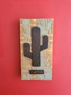 Cadre fait main en bois thème cactus, Maison & Meubles, Bois, Moins de 50 cm, Enlèvement, Moins de 50 cm