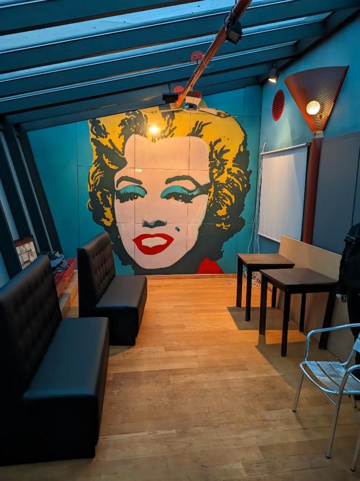 Décoration murale au pinceau Marilyn Monroe, Collections, Rétro, Maison et Meubles, Enlèvement