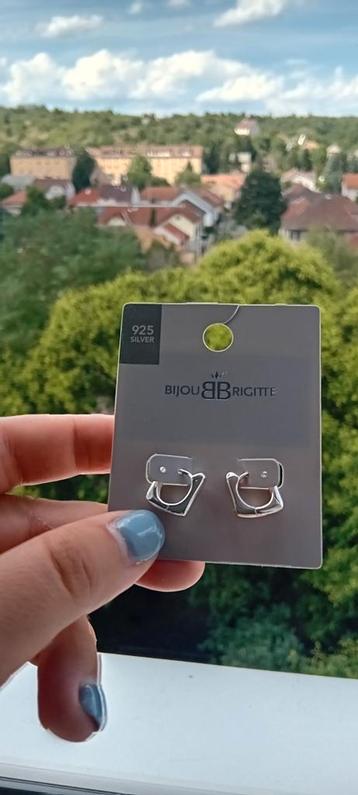 Boucles d'oreilles en argent, Enlèvement ou Envoi, Comme neuf