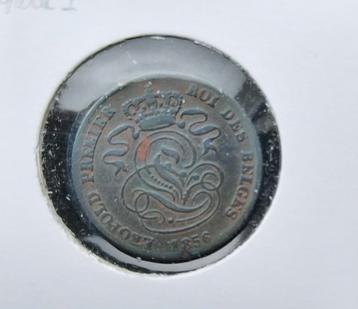2 centiem 1856 Leopold I 