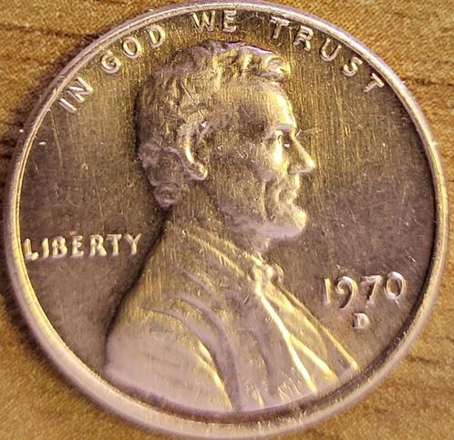 Verenigde Staten 1 cent 1970 D Denver KM#201 EF, Postzegels en Munten, Munten | Amerika, Losse munt, Noord-Amerika, Ophalen of Verzenden