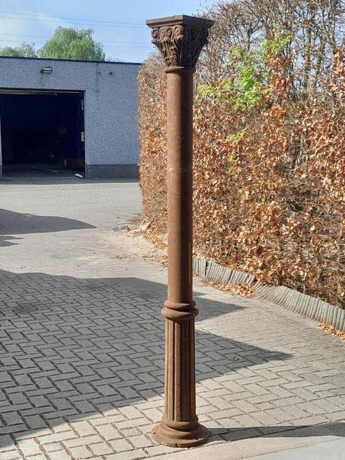 Gietijzeren palen, Huis en Inrichting, Woonaccessoires | Zuilen en Pilaren, Zo goed als nieuw, Ophalen