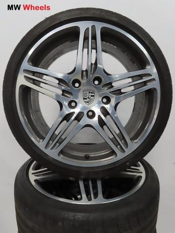 Originele Porsche 19 inch velgen 911 997 Turbo zomerbanden beschikbaar voor biedingen