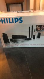 Home cinema, Audio, Tv en Foto, Home Cinema-sets, Philips, 70 watt of meer, Gebruikt, Dvd-speler