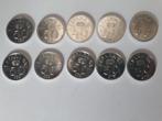 10 pièce 50 pesetas espagne 1982 mondial football juan carlo, Timbres & Monnaies, Enlèvement ou Envoi, Monnaie en vrac, 50 centimes