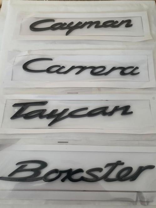 Porsche koffer logo > glans zwart, Auto-onderdelen, Carrosserie, Achterklep, Porsche, Achter, Nieuw, Ophalen of Verzenden
