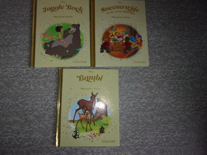 3 gouden DISNEY boekjes. (NIEUWSTAAT), Boeken, Kinderboeken | Jeugd | onder 10 jaar, Zo goed als nieuw, Ophalen of Verzenden