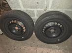 Kit hiver 4x100, Autos : Pièces & Accessoires, Pneus & Jantes, 15 pouces, Pneus et Jantes, Pneus hiver, Enlèvement ou Envoi