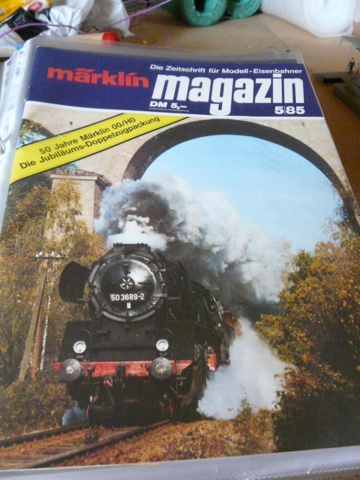 Märklin magazines uit 1984/1985/1986/1990 en 1993, Hobby en Vrije tijd, Modeltreinen | H0, Zo goed als nieuw, Boek, Tijdschrift of Catalogus