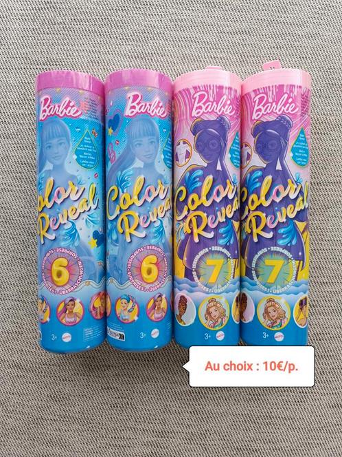 Barbie Color Reveal : au choix 10€/pièce, Collections, Poupées, Neuf, Poupée, Enlèvement ou Envoi