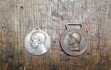 Italiaans-Franse militaire medaille WO1  beschikbaar voor biedingen