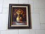 Jacques Chaidron, olie op paneel, 50 x 40 Bouquet d'offrande, Ophalen of Verzenden