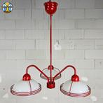 Lampe suspendue et lustre vintage de l'ère spatiale rouge (s, Antiquités & Art, Antiquités | Éclairage, Enlèvement ou Envoi