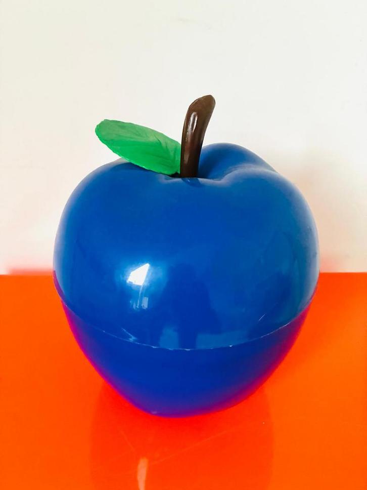 Pomme à glacons bleue vintage 70’s, Collections, Rétro, Autres types, Enlèvement ou Envoi
