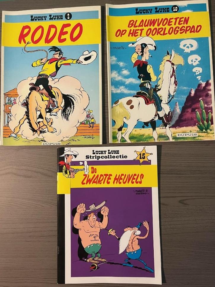Strips Lucky Luke, Boeken, Stripverhalen, Gelezen, Meerdere stripboeken, Ophalen of Verzenden