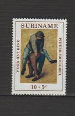 Suriname 1971 Schilderij  Pieter Bruegel 10+5cent **, Postzegels en Munten, Postzegels | Suriname, Verzenden, Postfris