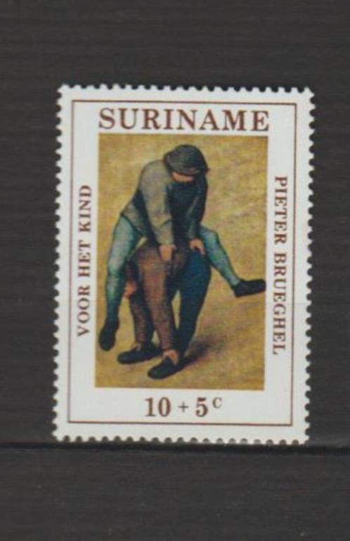 Suriname 1971 Schilderij  Pieter Bruegel 10+5cent **, Postzegels en Munten, Postzegels | Suriname, Postfris, Verzenden