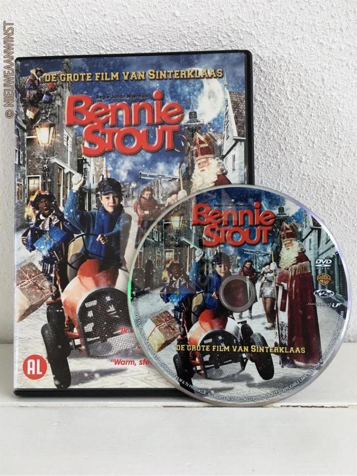 DVD Bennie Stout - De grote film van Sinterklaas, Diversen, Sinterklaas, Zo goed als nieuw, Verzenden