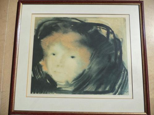 1976 Frans De Bruycker, Geroen grote litho Het Roosje', Antiek en Kunst, Kunst | Litho's en Zeefdrukken, Ophalen