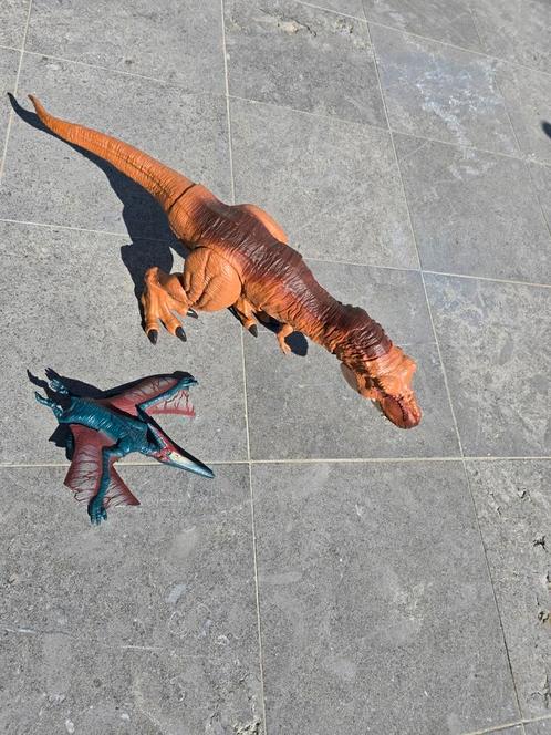 Twee dinosaurusen van mattel, Kinderen en Baby's, Speelgoed | Actiefiguren, Zo goed als nieuw, Ophalen of Verzenden