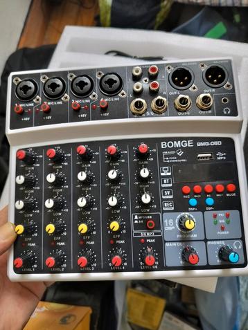 Mengtafel Mixer XLR / Jack + effecten beschikbaar voor biedingen