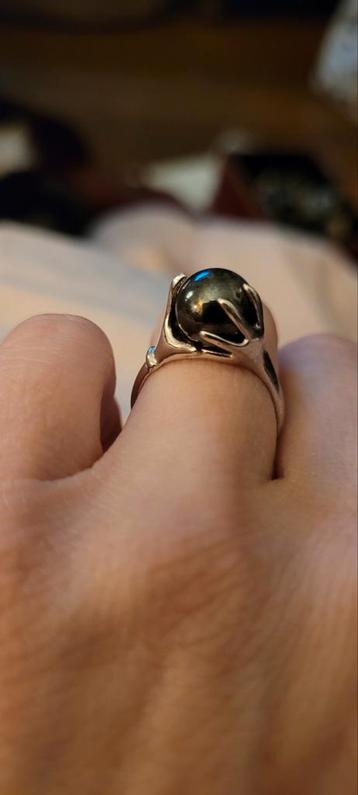 Bague argent Charles Jourdan neuve avec perle  beschikbaar voor biedingen