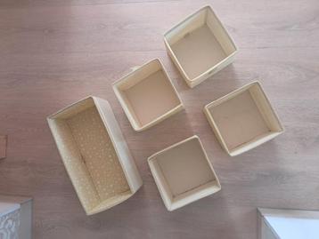 Ikea set opbergdozen 5x beschikbaar voor biedingen